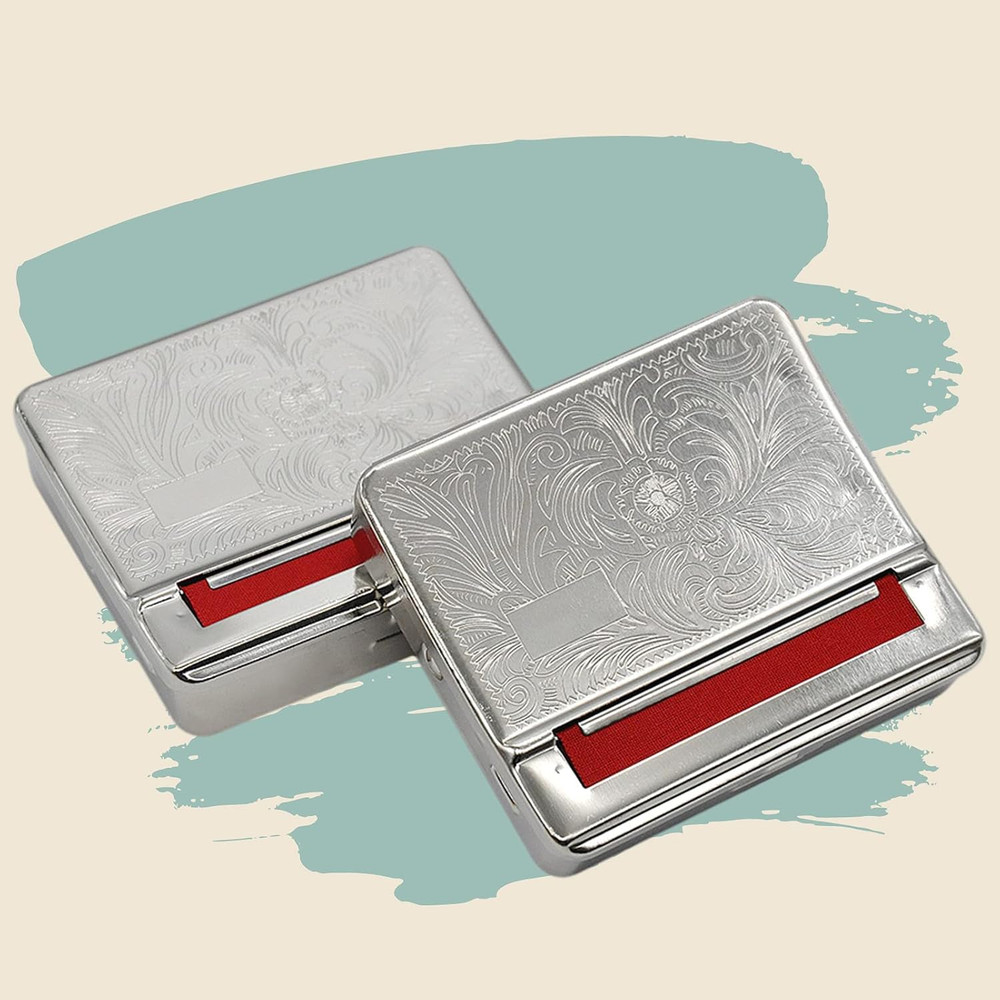 Rolling Machine Metal Red Cloth Automatic Roller Box & Storage Box 70Mm