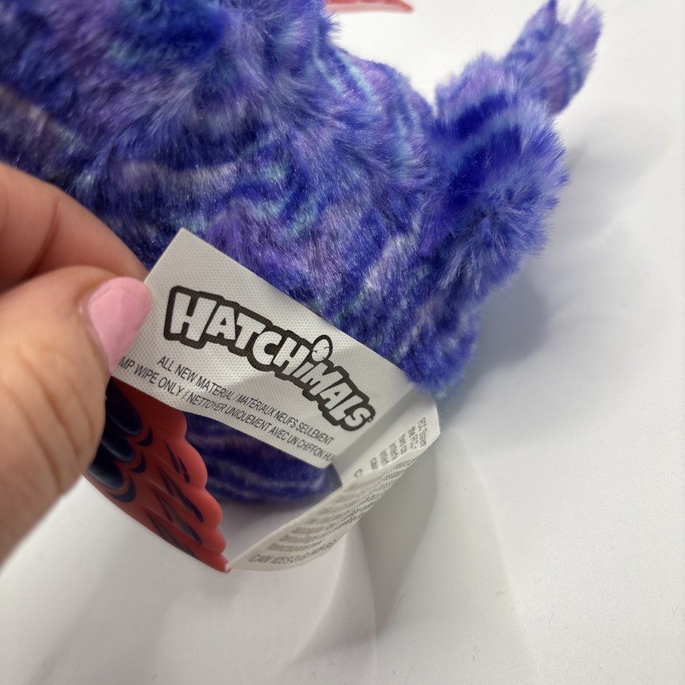 Hatchimals Fabula Forest Tigrette Spin Masters Interactive Cat Blue WORKS