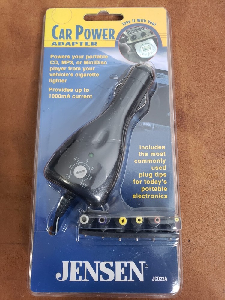 NEW 12V DC 1000mA Car Power Adapter Cigarette Lighter Socket Plug