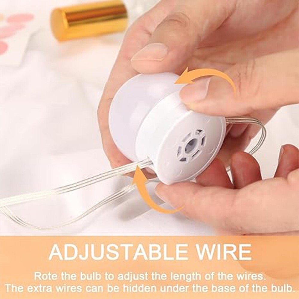 Vanity Light, Hollywood Style Led Vanity Mirror Light Kit 10 Dimmable Bulbs