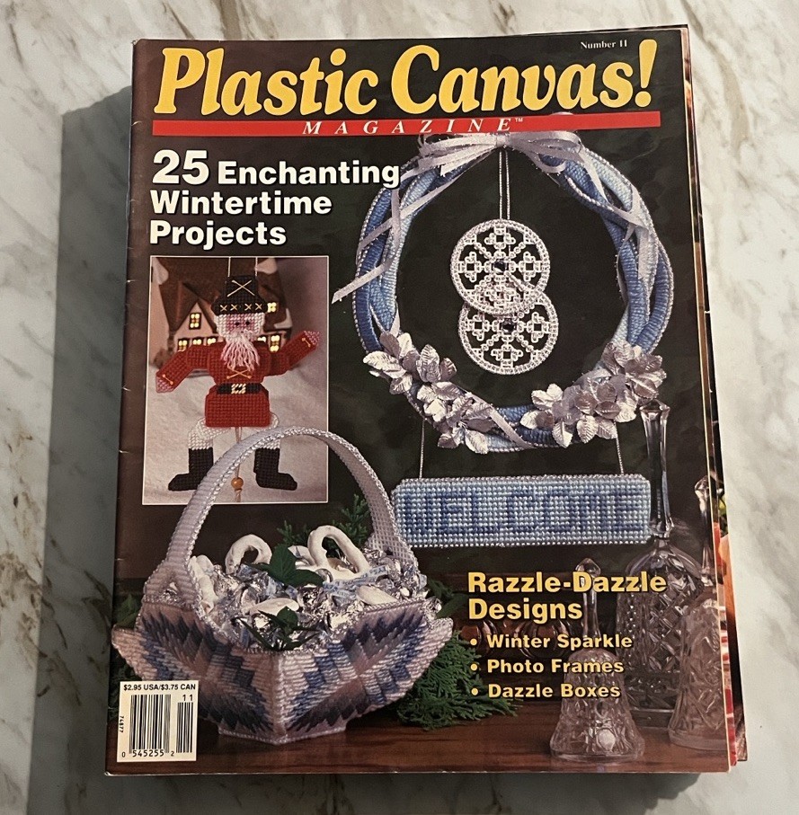 (12) Plastic Canvas Magazines 1989-1998
