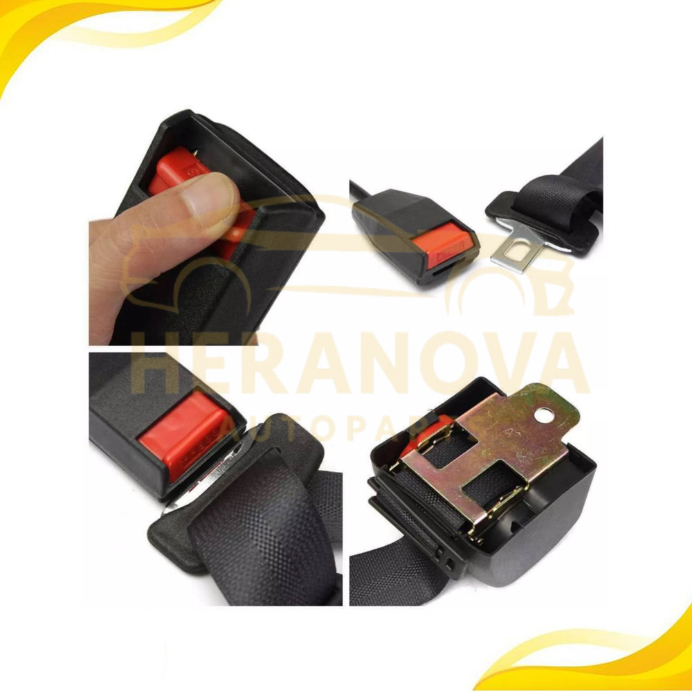For All MG Car Seat Belts Pair Front Adjustable Durable Black