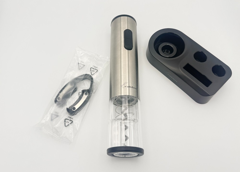 Rabbit 3Pc Electric Wine Opener Set