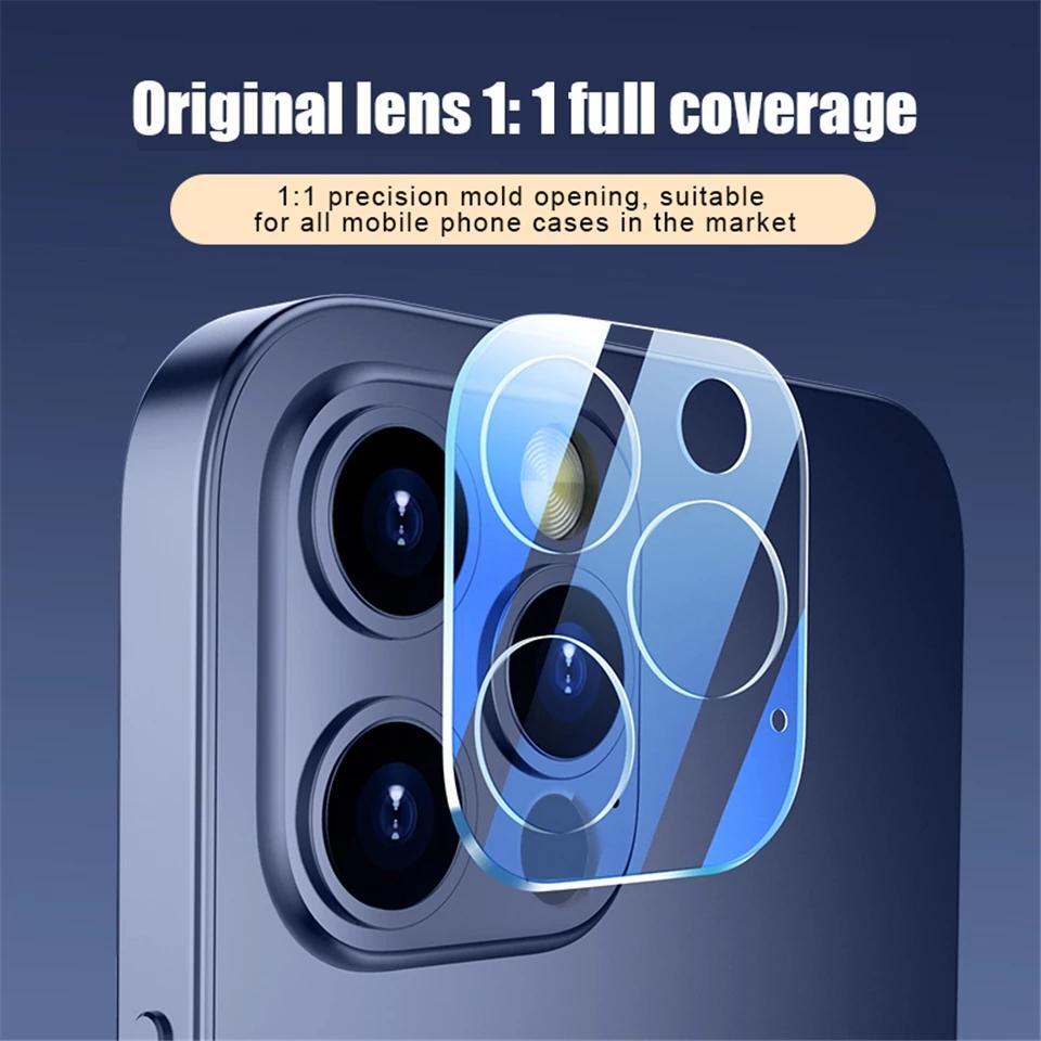 For iPhone 14 Pro Max Tempered Glass Screen Protector Camera Lens +Front +Back