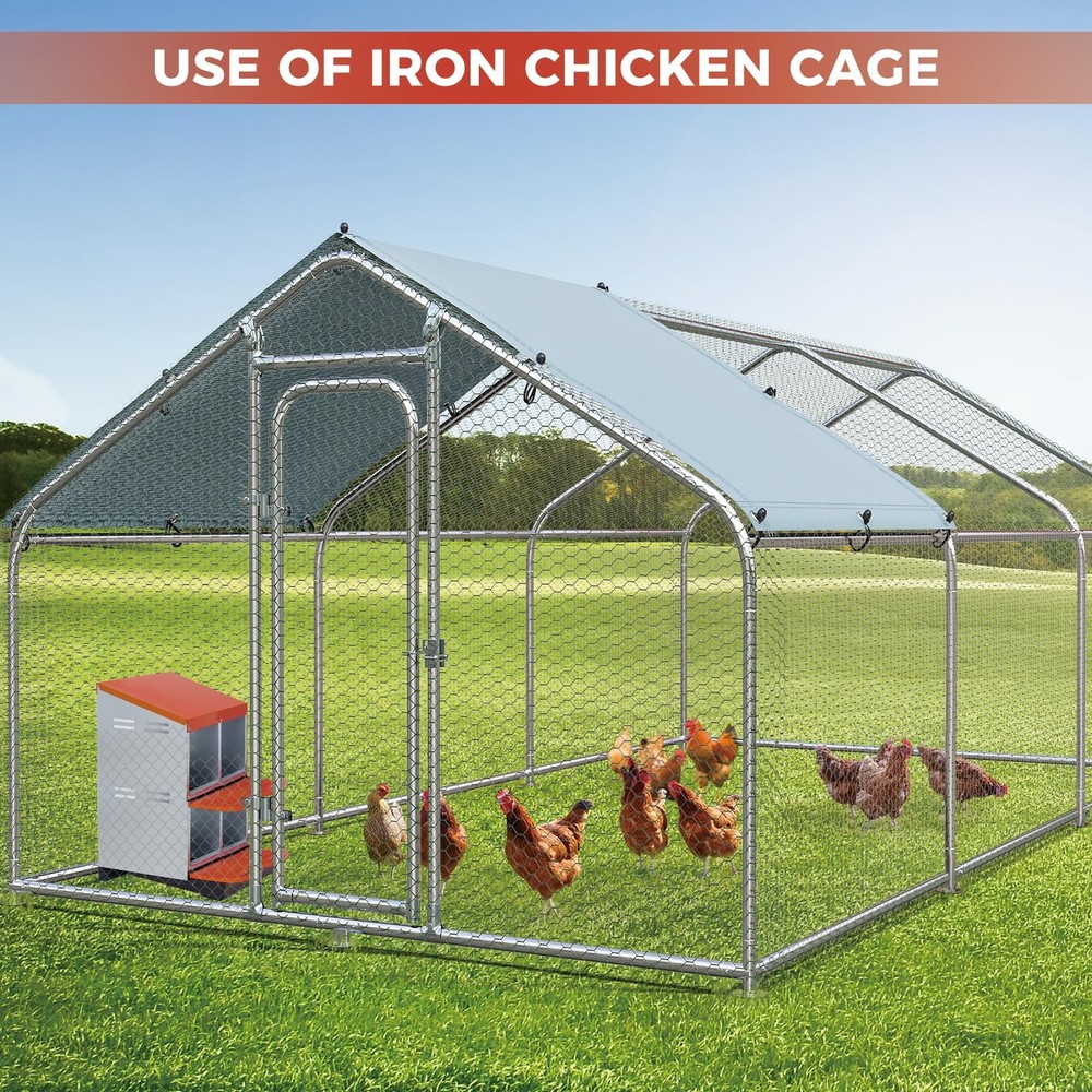 Chicken Nesting Boxes for Chicken Coop, 4 Compartments Chicken Laying Boxes