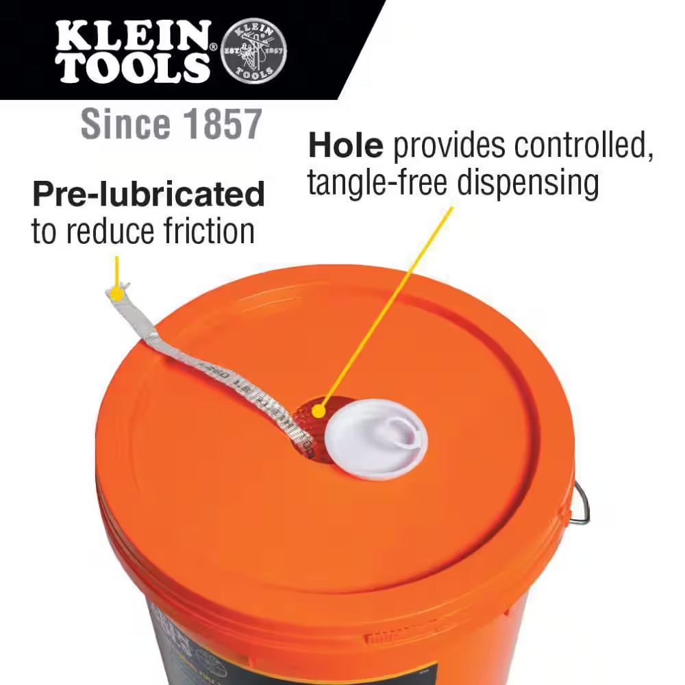 1000 Ft. Conduit Measuring Pull Tape 2500 Lbs. Tensile Strength
