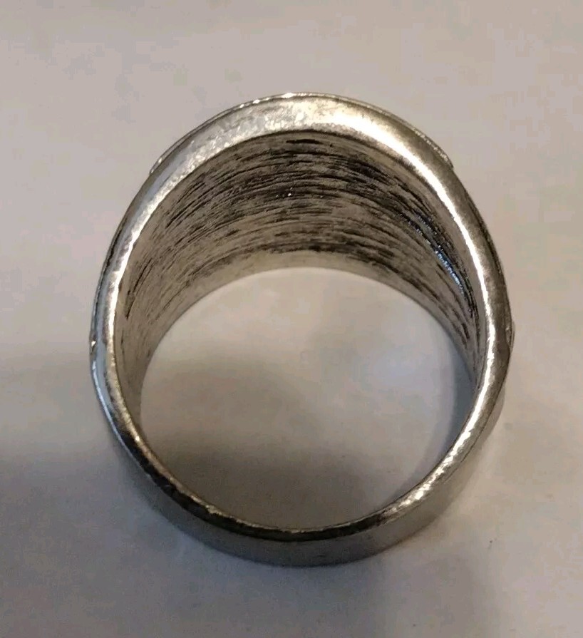 Silver Masonic Ring SIZE 9 Master Mason Scottish Rite 32° Freemason DBL Eagle