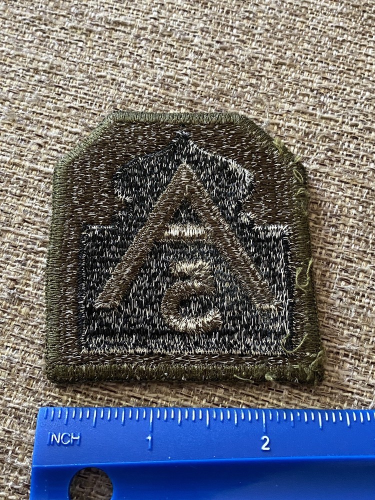 US Army ￼5th Army Subdued Patch A Castle INV7020