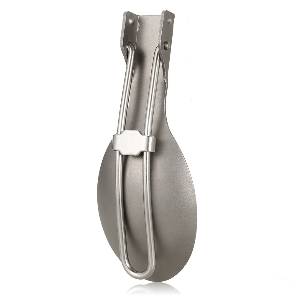 Lixada Folding Spoon Lightweight Outdoor Dinner Spoon Flatware For V0T8