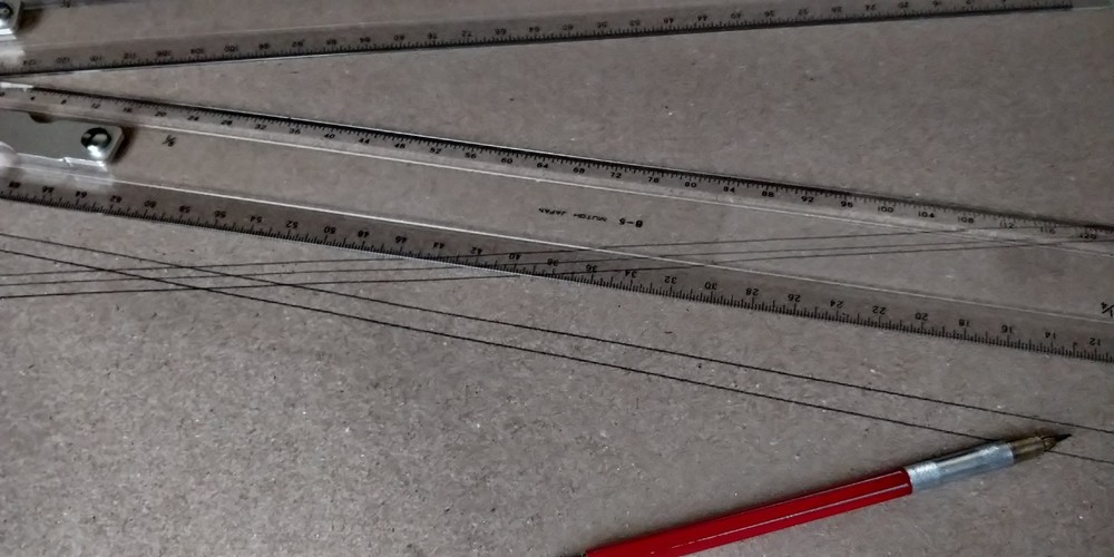 MUTOH Drafting Machine Scale / Rule 18” Model B-5