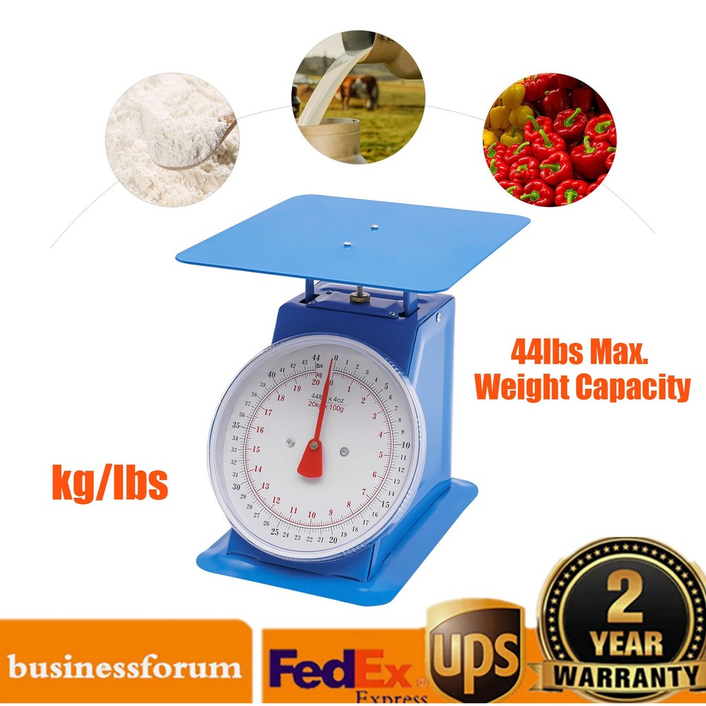 Heavy Duty Industrial Dial Scale Mechanical Dial Scale Max.20kg Portion-Control