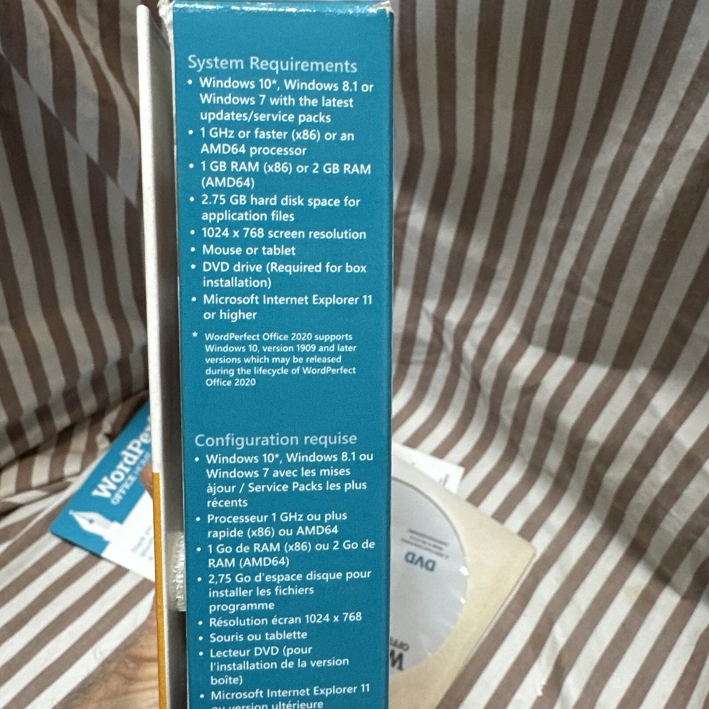 CODE ONLY Corel WordPerfect Office 2020 Home & Student GENUINE GUARANTEE