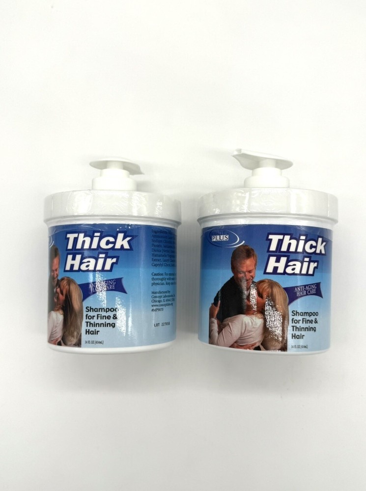 Miracle Plus Thick Hair Shampoo 2 Pack 14 OZ EACH
