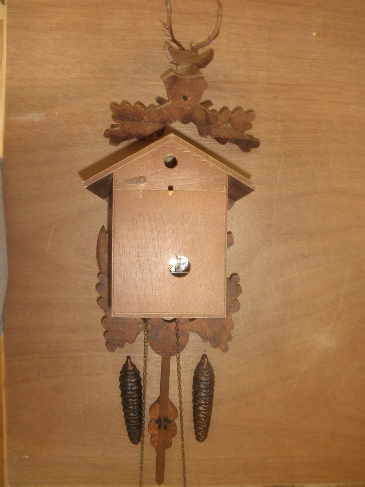 Cuckoo Clock German made Black Forest working Hunter 1 Day CK3246