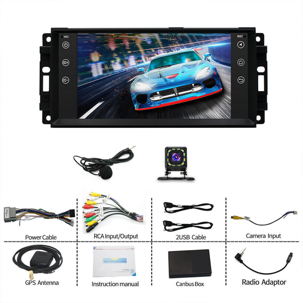 Radio Stereo For 2008-2014 Dodge Challenger Carplay Android14