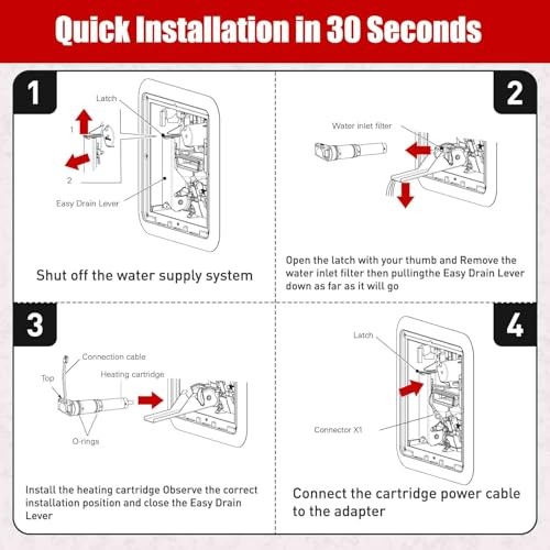 Electric Antifreeze Kit Compatible with Truma AquaGo, Replacement for Truma