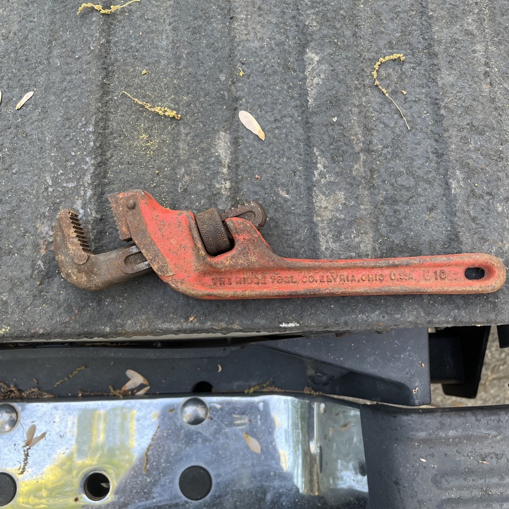 Vintage RIDGE Tool E10 Offset Pipe Wrench The Ridge Tool Co.