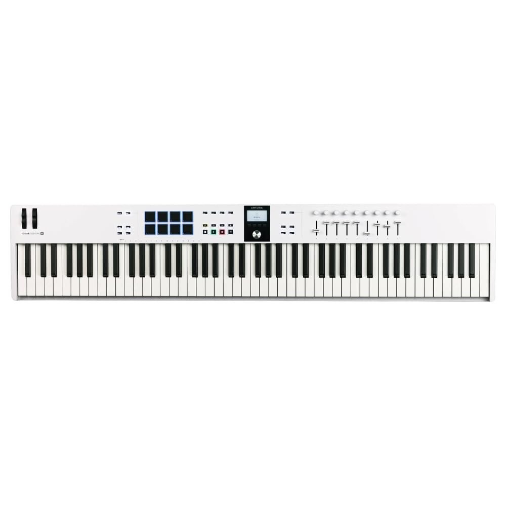Arturia KeyLab Essential 88 mk3 Full-size Universal Midi Controller, White...