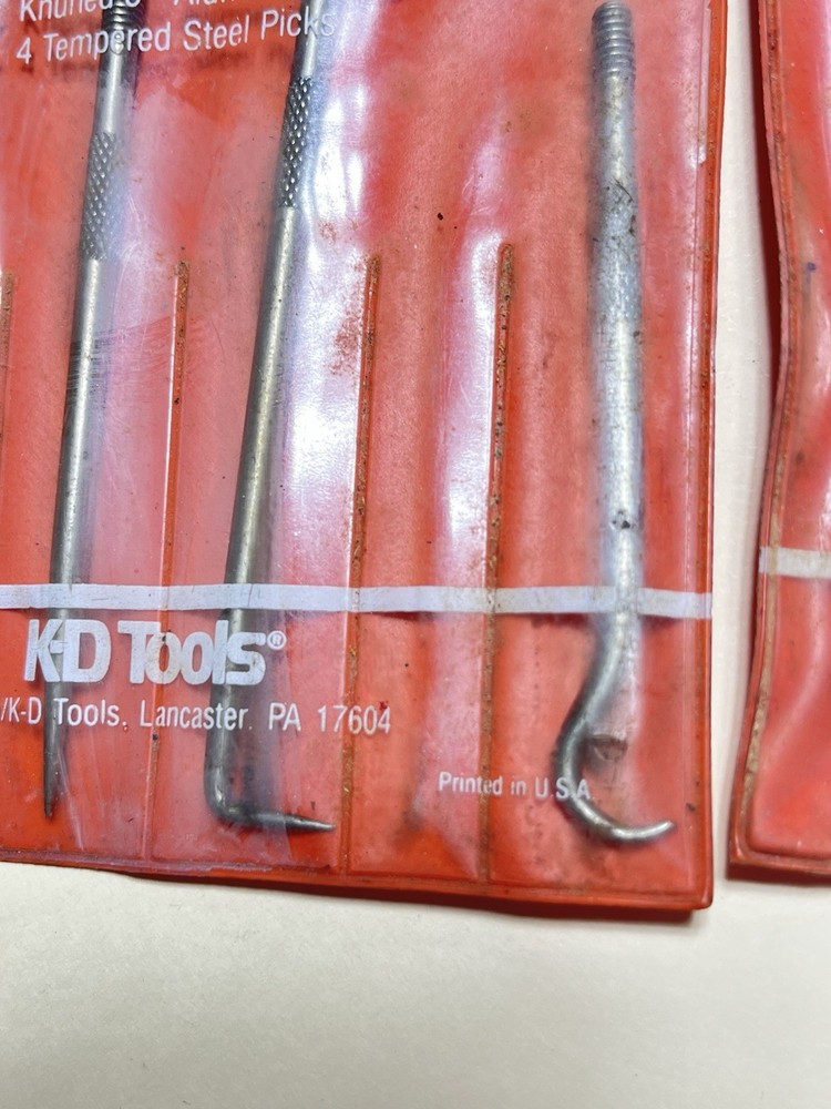 2 K-D Hook And Pick Sets Used