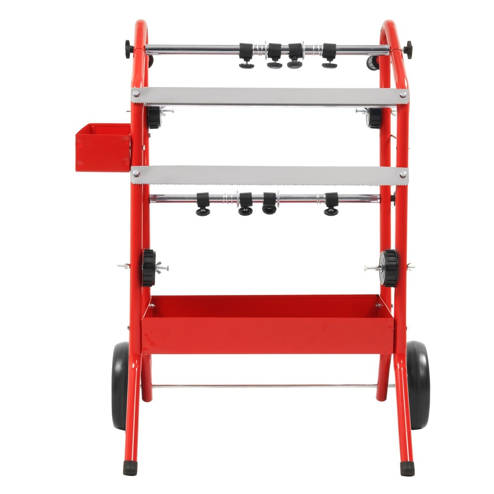 Mobile 18" Multi-Roll Masking Paper Machine w/ Storage Trays Holds Auto Tape