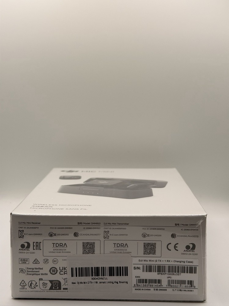 DJI Mic Mini Wireless Microphone System 2TX + 1RX Charging Case Vlog Streaming