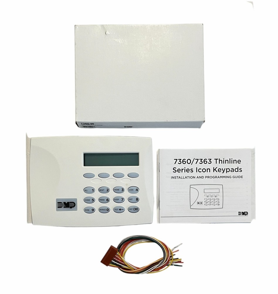 DMP 7360-W Thinline Icon Keypad White