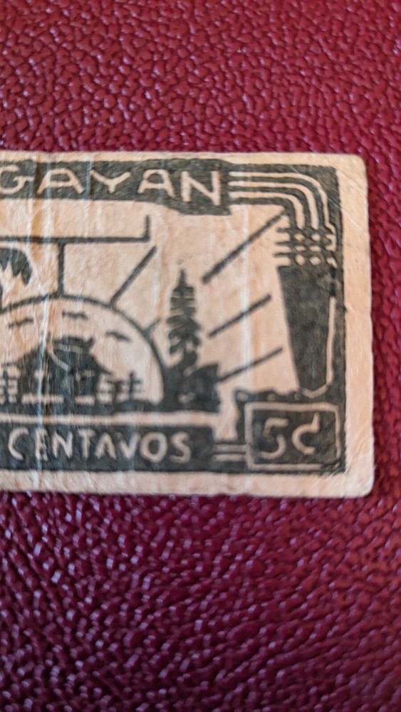 1940s Philippines CAGAYAN 5 Centavos - WWII Emergency Note