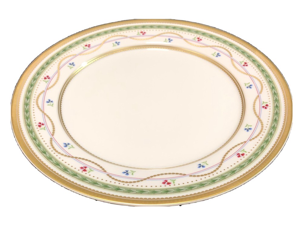 Faberge Luxembourg Green Dinner Plate