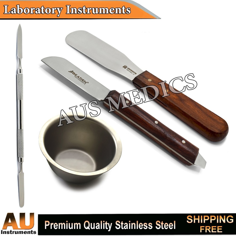 Dental Laboratory Instruments Wax & Modelling Carvers Cement Mixing Spatula Lab