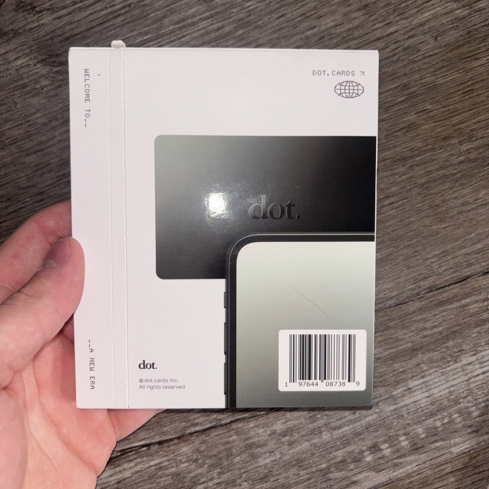 NEW Dot. Networking Card. Black