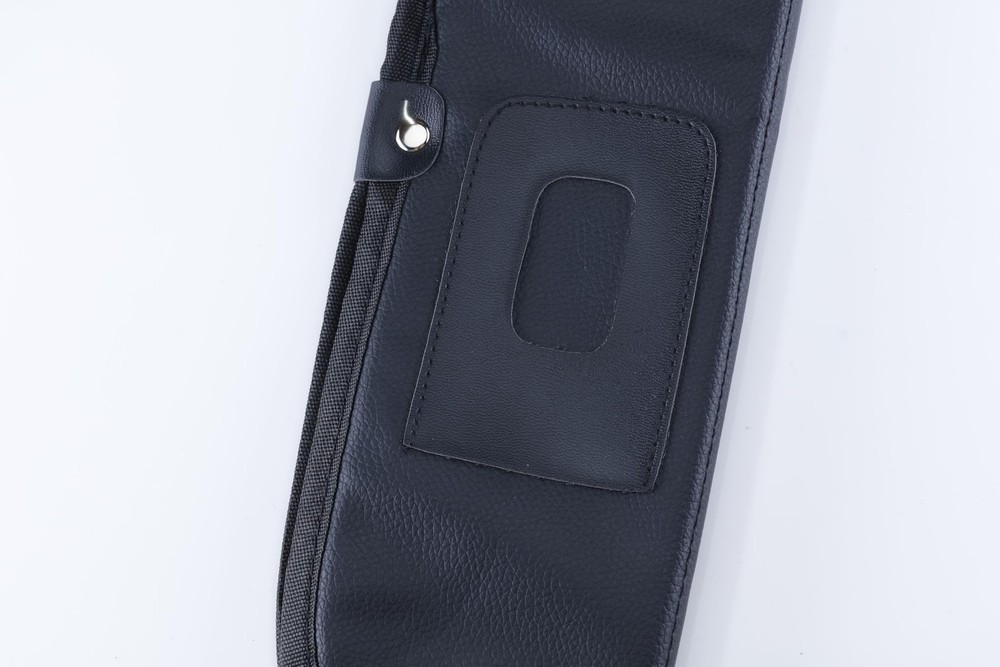Pool Cue Bag 1 Stick PU Case Black