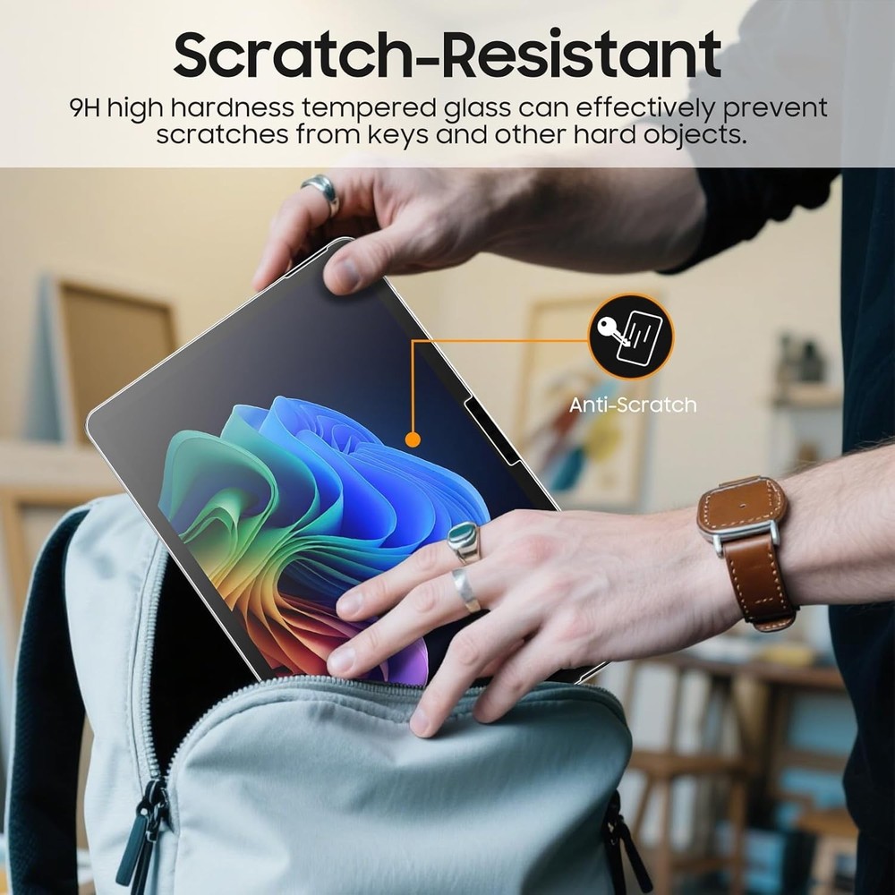 2-Pack Tempered Glass Screen Protector for Microsoft Surface Pro 12 Inch 2025