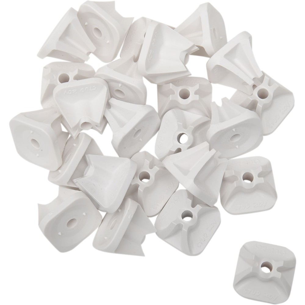 Stud Boy Super-Lite Pro Series Single Backers .75" - 96/Pack White 2513-P3-WHT