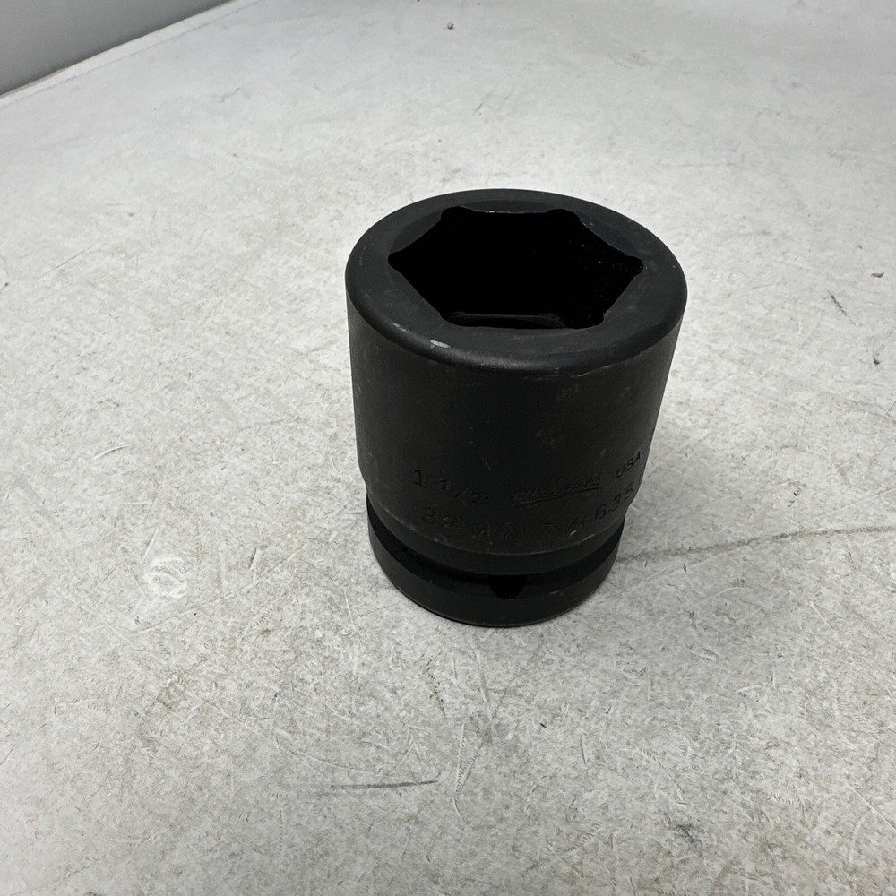 Williams 7M-638 1 inch Drive Impact Socket, 6 Point, 38mm