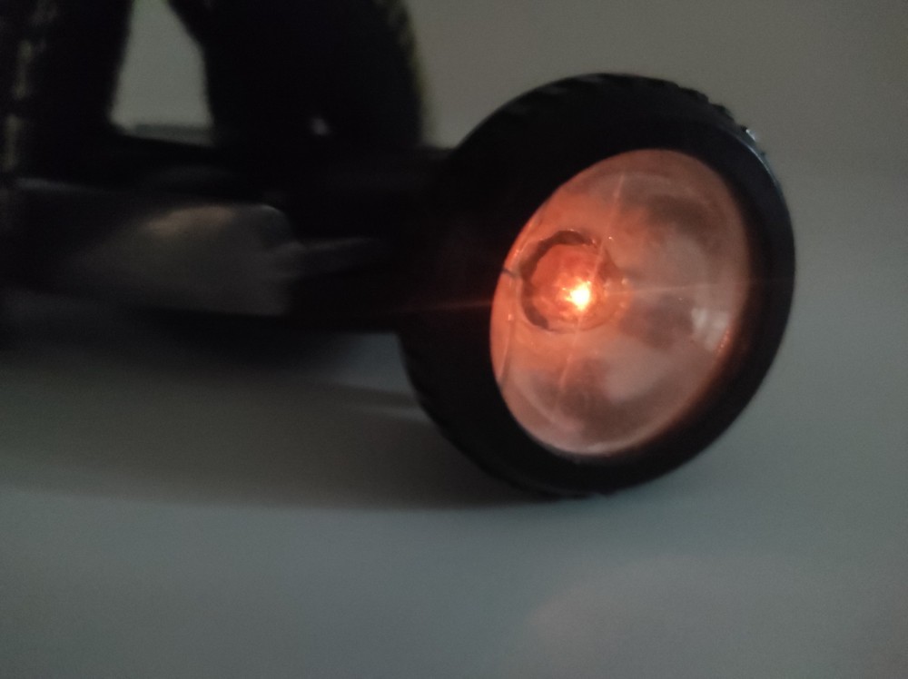 Soviet electrodynamic flashlight called "Zhuchok." "B-44."