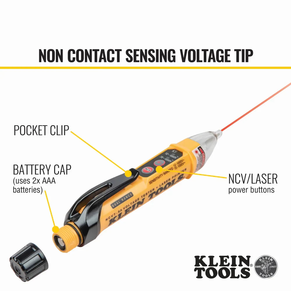 Klein Tools NCVT5A Voltage/Continuity Tester