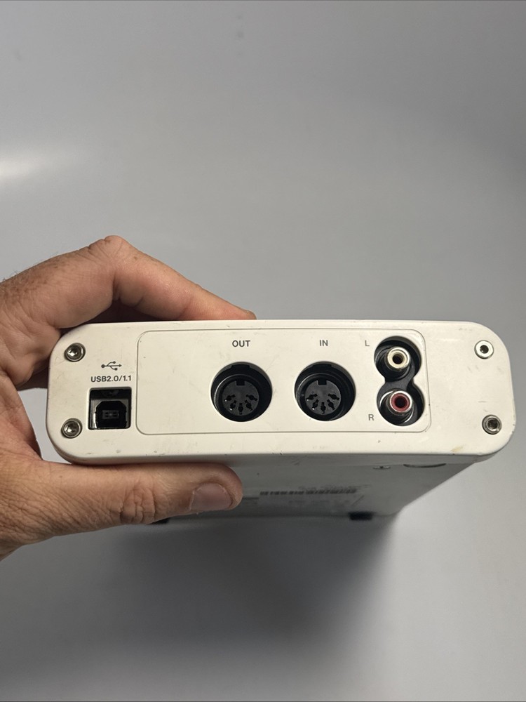 Tascam US-122L Audio MIDI USB 2.0 Interface W/ USB Cable White Tested