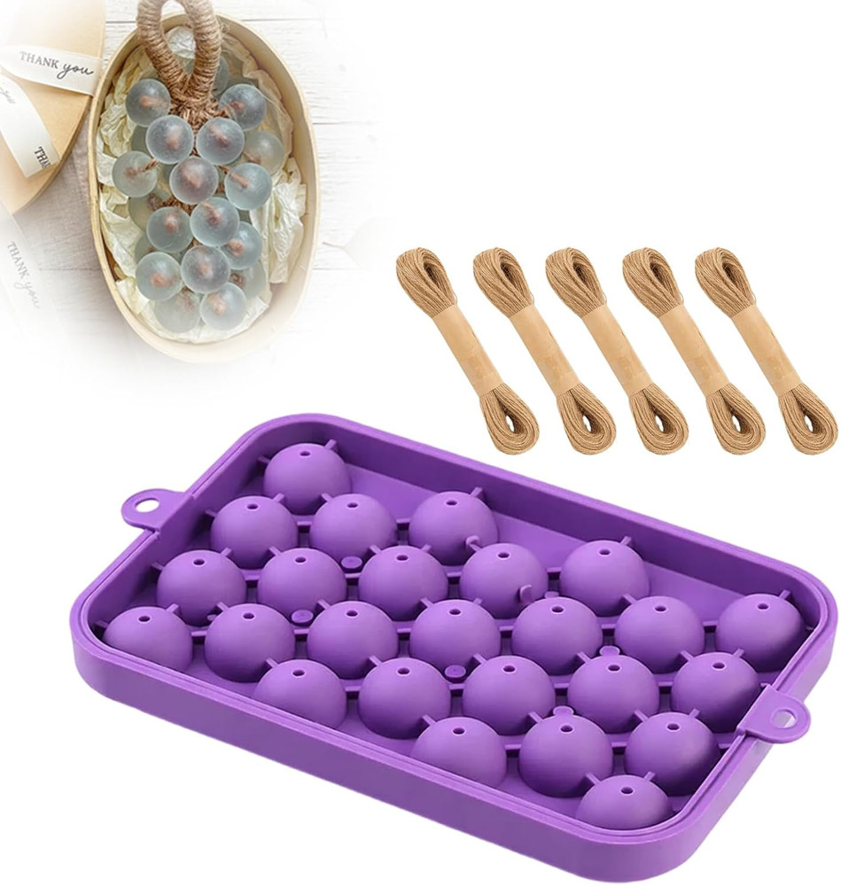 Silicone Grape Soap Molds Set for Homemade Soap Making Projects