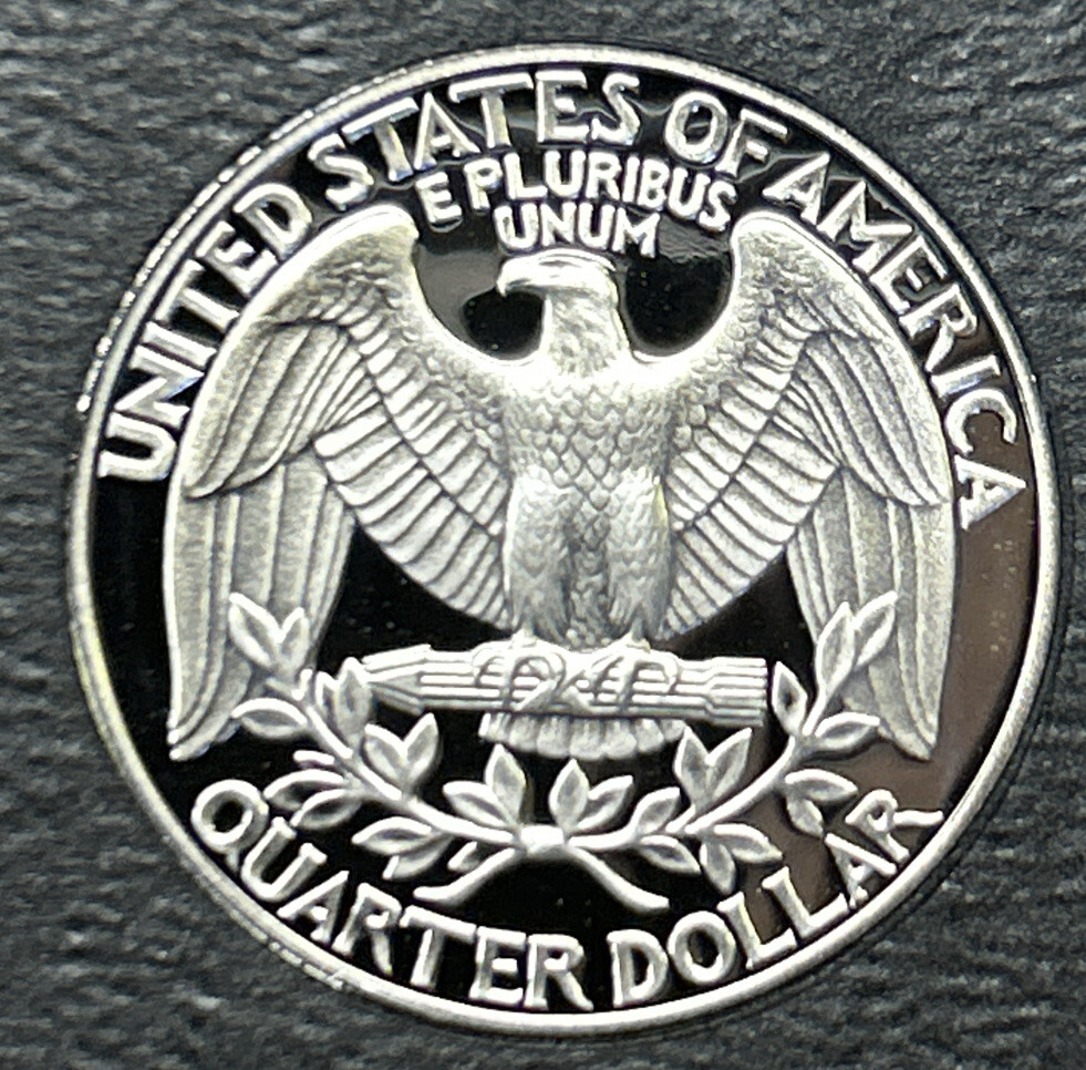 1993 S Proof Silver Washington Quarter From Proof Set