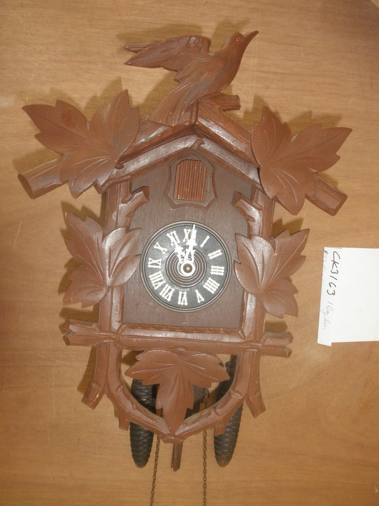 Cuckoo Clock German  Black Forest Herr working 1 Day CK3163