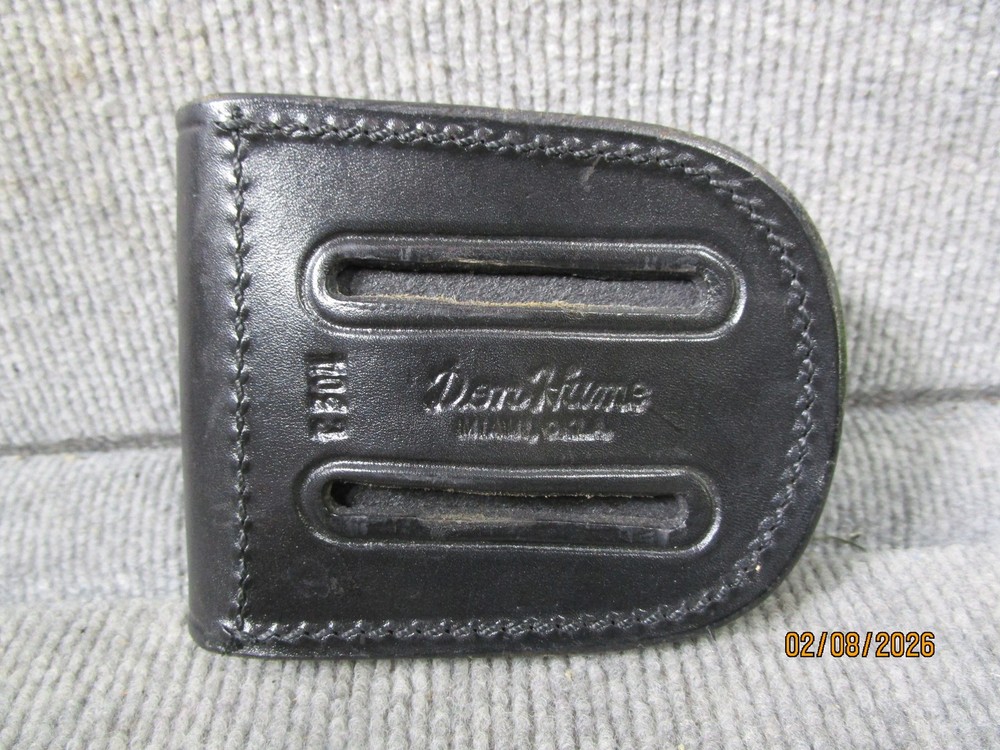 Don Hume Leather Handcuff Case C304