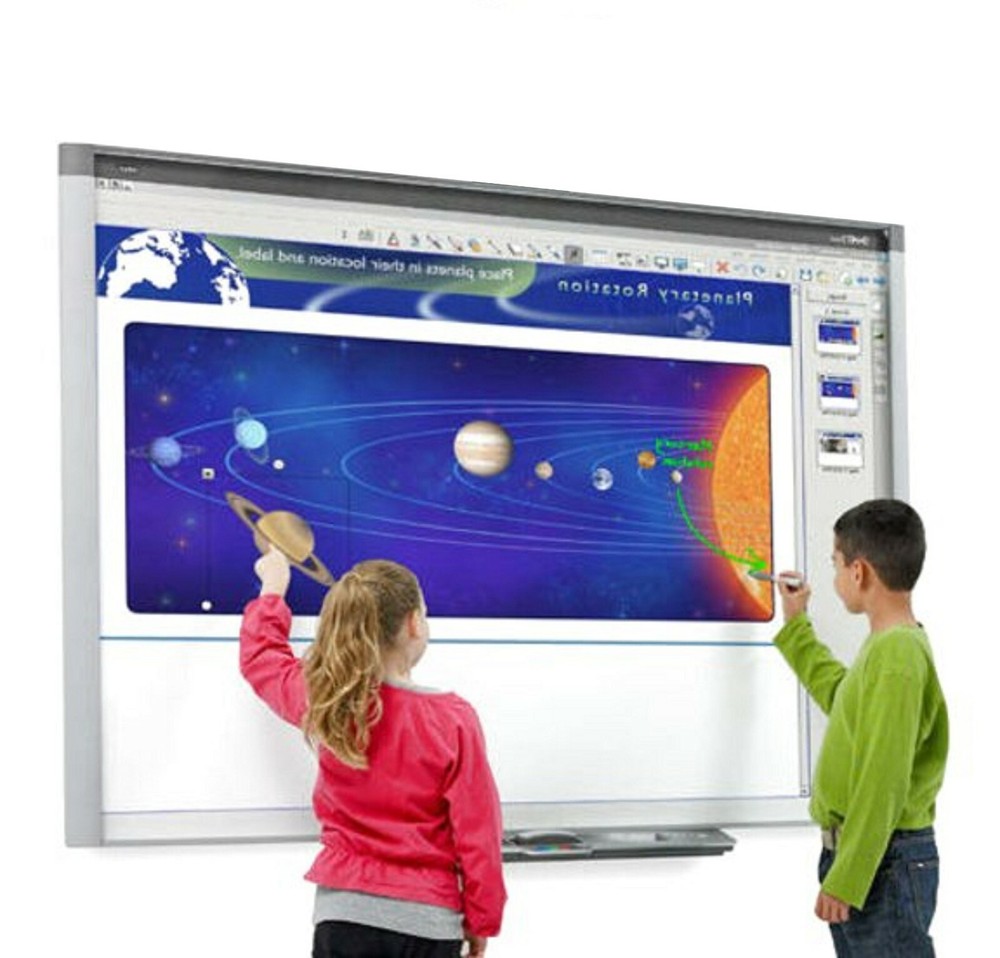Interactive Smart Board SBX885 and Smart throw projector UX60