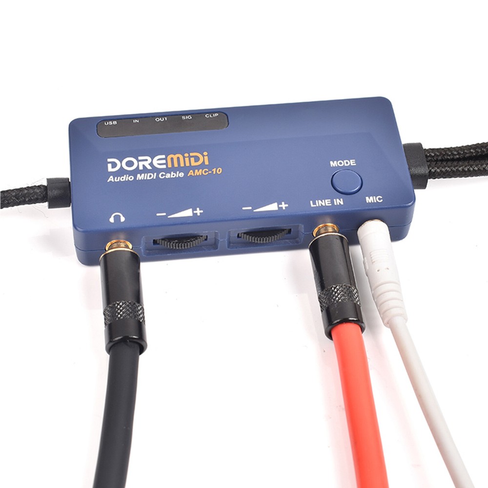 DOREMiDi Audio MIDI Cable USB Converter Five-pin 16 Channels 10 EQ parameters