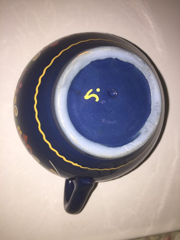 Decorative Pottery Pitcher