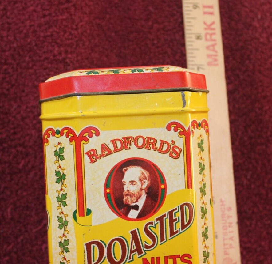Radford's Roasted Nuts Hinged Lid Tin - Empty