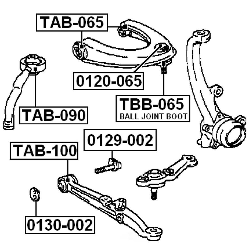Alignment Caster / Camber Cam Febest 0130-002
