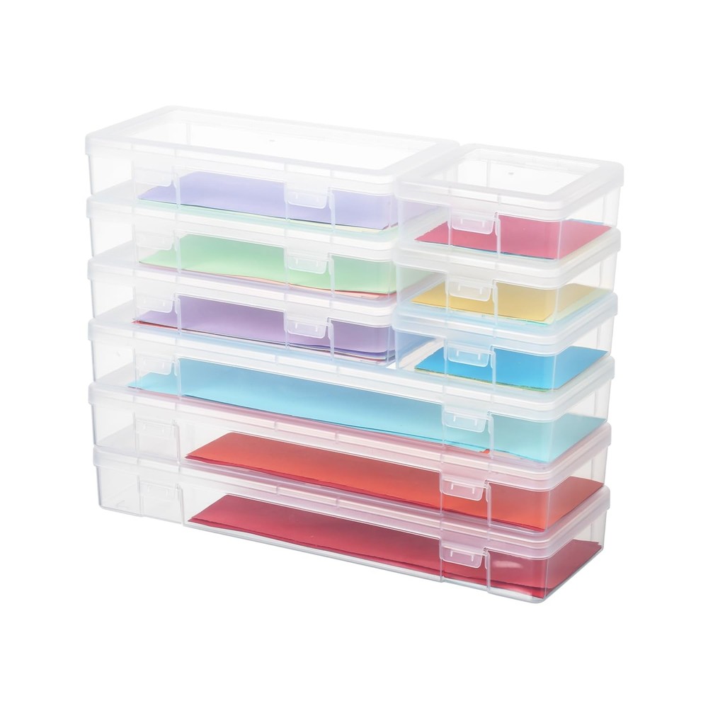 novelinks Stackable Small, Medium, Large, 3 Small + 3 Medium + 3 Large -Clear