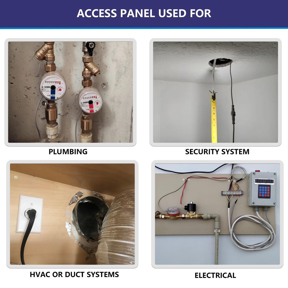 10" Round Access Panel for Ceiling and Wall - Adjustable from 6 to 9 inches -...