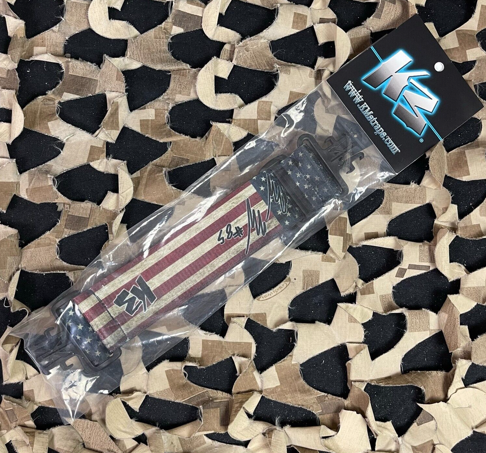 NEW KM Paintball Grill Goggle Strap - U.S.A. Ryan Moorhead