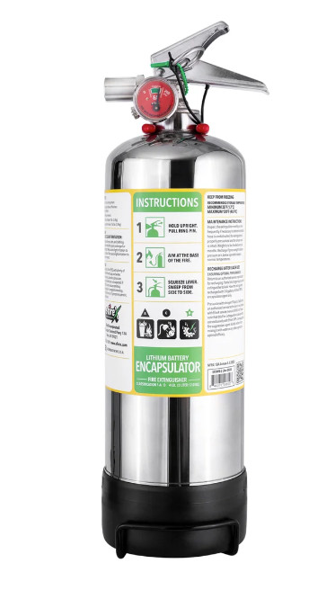 eFireX 2 Liter Lithium Class D Fire Extinguisher